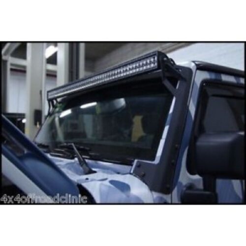 50 Inch Aurora LED Lightbar Pillar Mount JK TJ Jeep