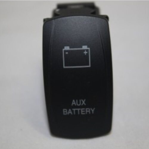 AUX Battery Rocker Switch Laser Etched