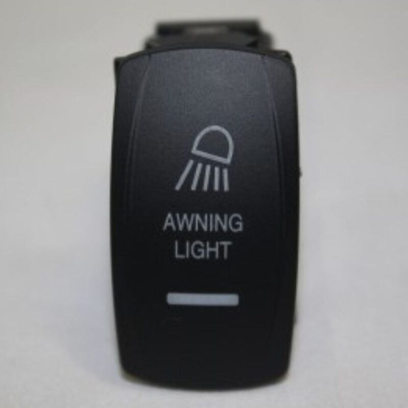 Awning Light Rocker Switch Laser Etched