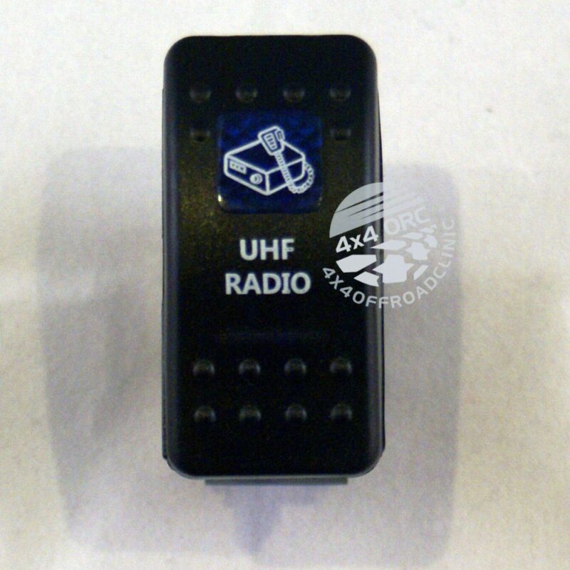 Blue UHF CB Radio Rocker Switch