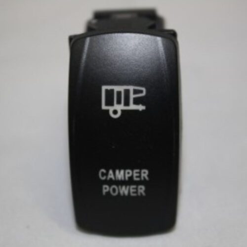 Camper Power Rocker Switch Laser Etched