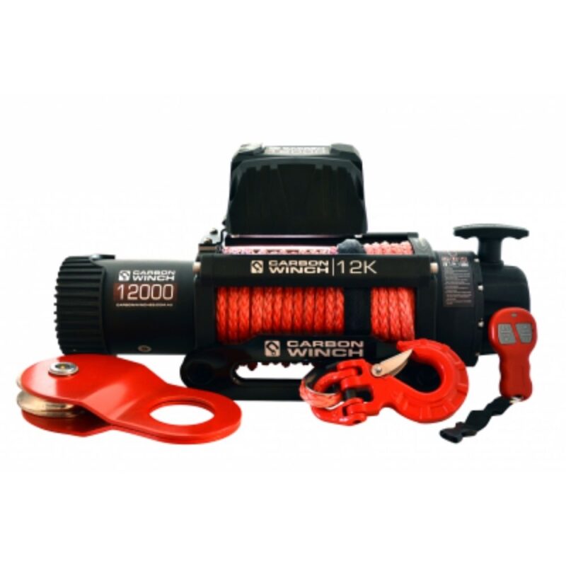 Carbon Winch 12xp 12000lb Low Mount Winch