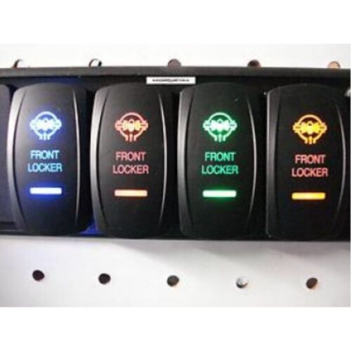 Front Diff Lock LED Rocker Switch Laser Etched