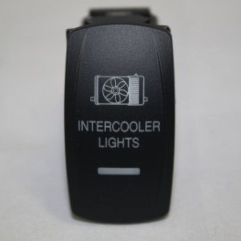 Intercooler Lights Rocker Switch Laser Etched