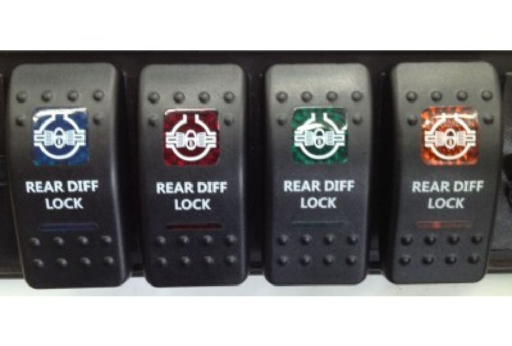Rear Diff Lock Rocker Switch