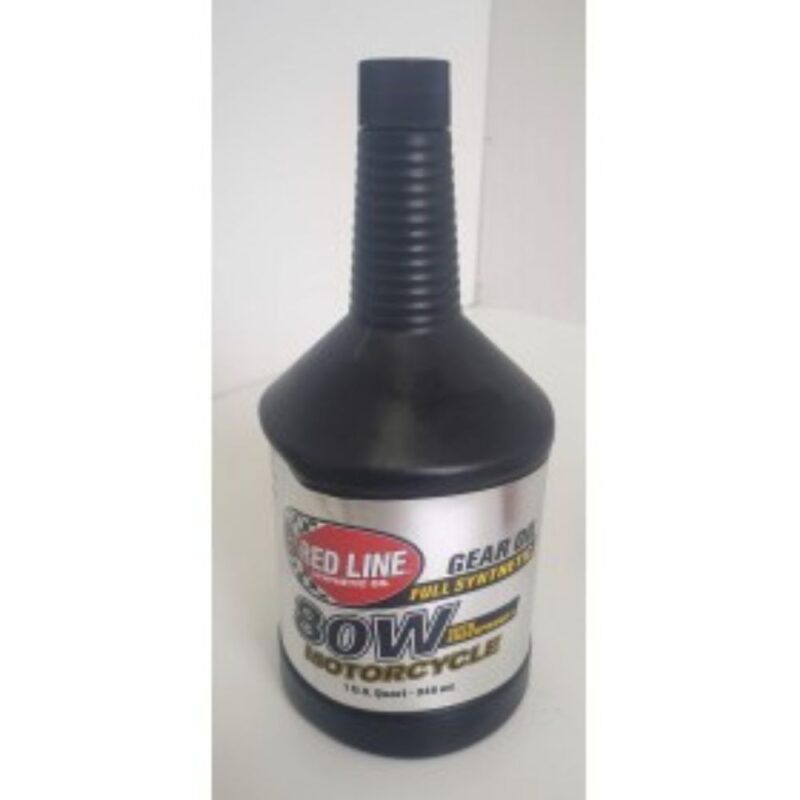 Redline Oil 80W Motorcycle Gear Oil W Shockproof 946ML