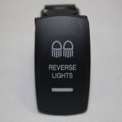 Reverse Light Rocker Switch Laser Etched