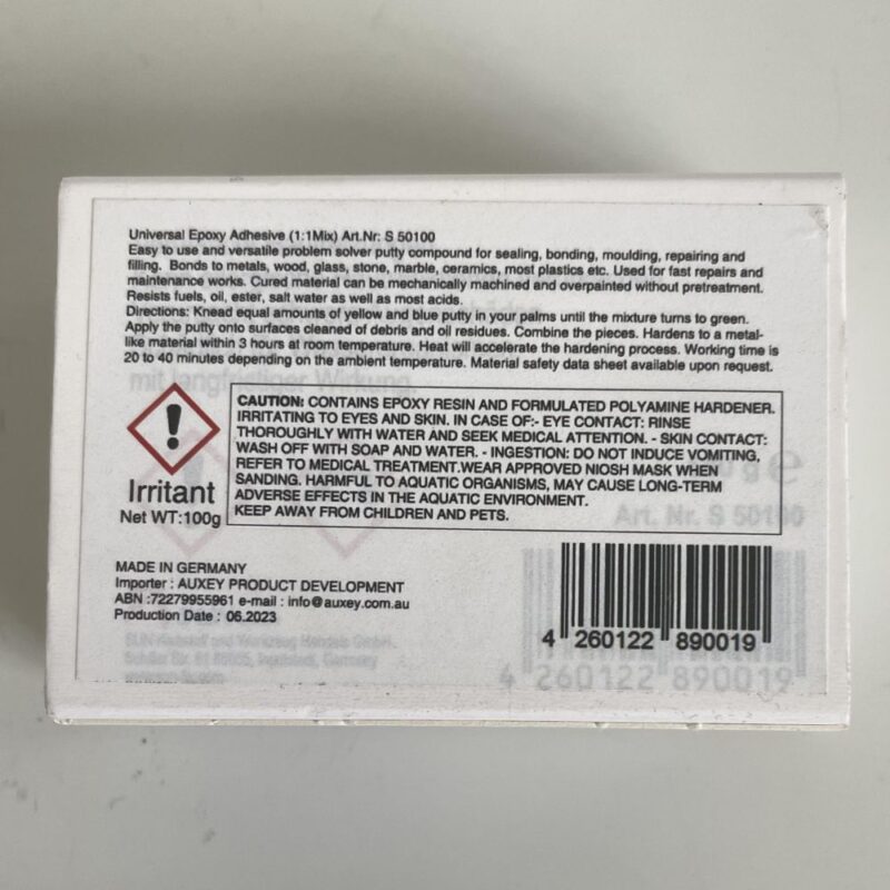 SUN-FIX Epoxy Adhesive UNIVERSAL WERVANDBAR 100gr - Image 4