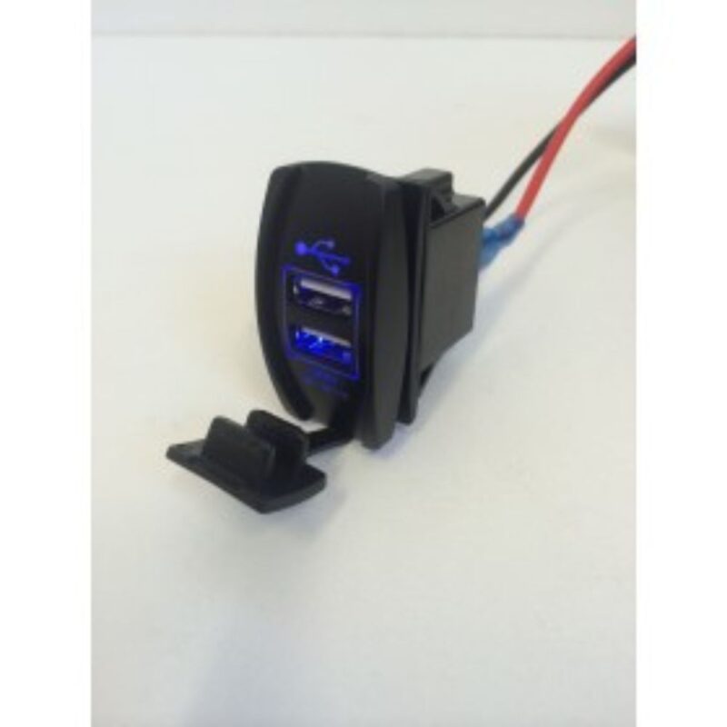 USB Switch Socket 12V 24V 5 Volt 3.1 AMP