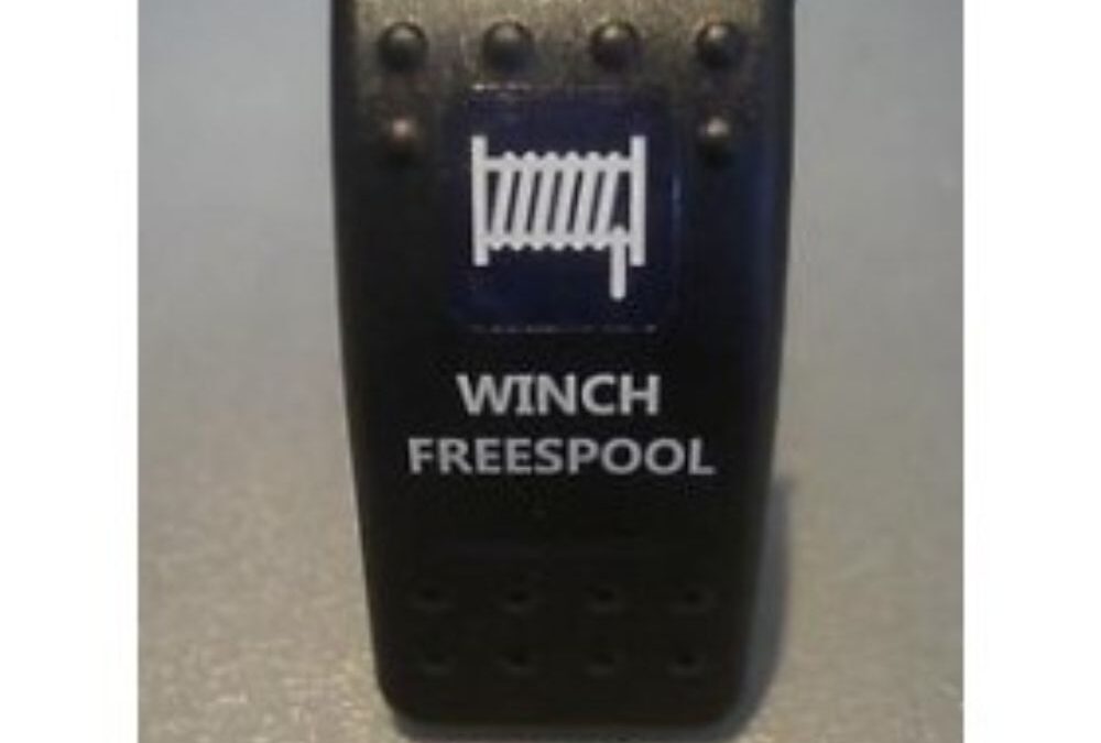 Winch Freespool Rocker Switch Delta TEK Giggle