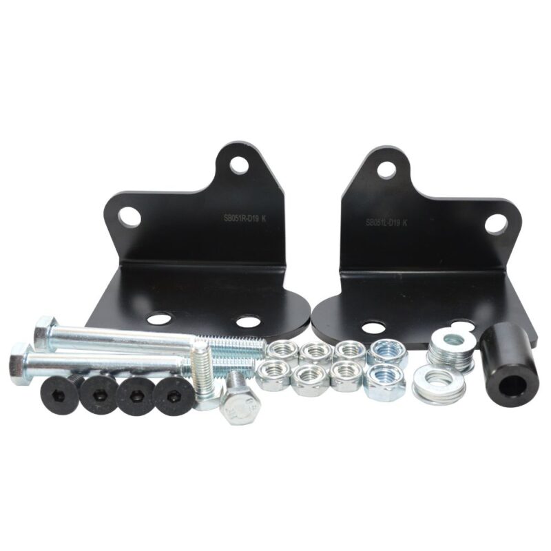 Front Lower Shock Relocation Brackets Pair For Jeep JK