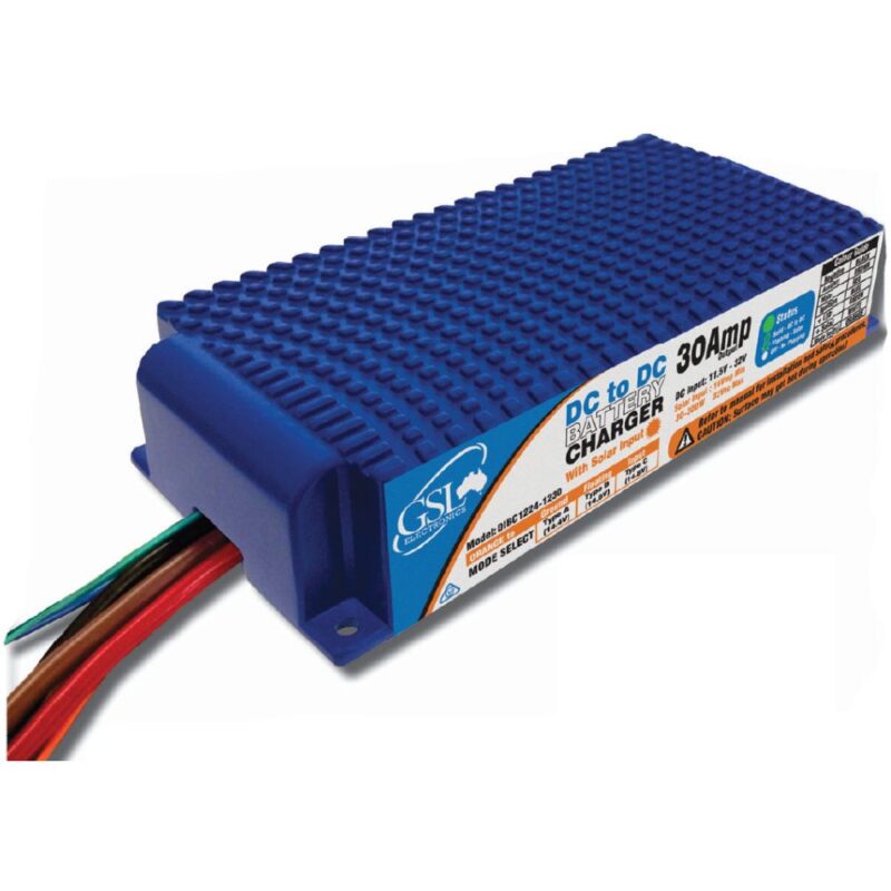 Multi Volt DC To DC Buck Booster Battery Charger With Solar Input