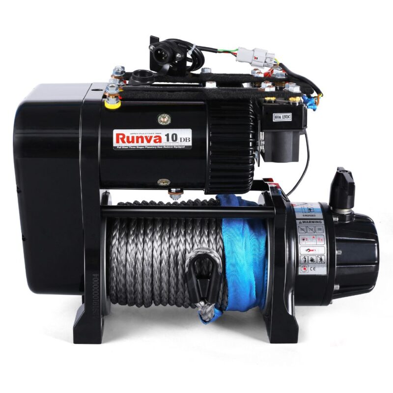 RUNVA EWS10000 Premium Winch 12V Or 24V With Synthetic Rope