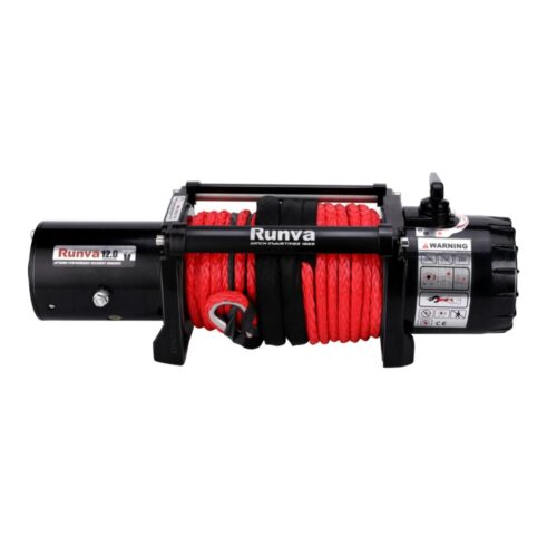 RUNVA EWV12000 Ultimate 12V Winch With Synthetic Rope