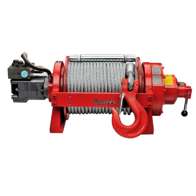 RUNVA HWP20000Y2P Hydraulic Winch With Steel Cable