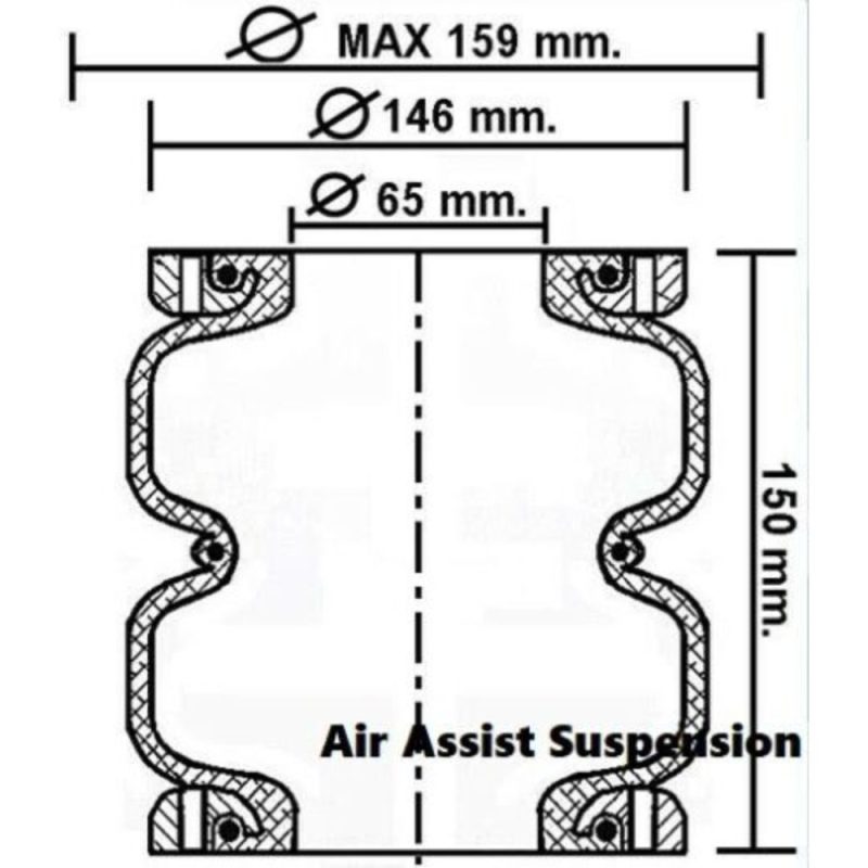 2500 Replacement Air Bag - Image 3
