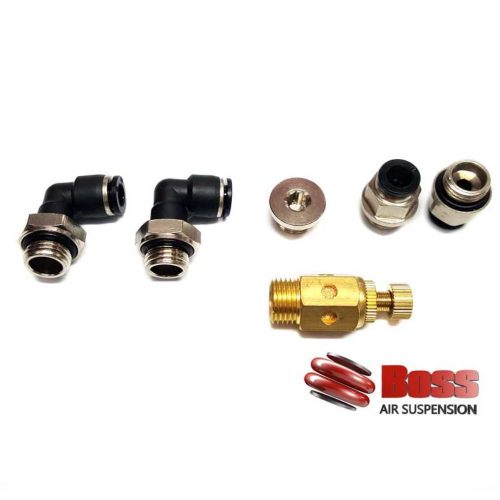 4 Way Air Suspension Valve Block Fitting Kit