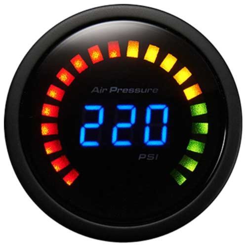 Single 220psi Digital Air Pressure Gauge