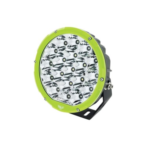 Hulk 4x4 7" Round LED Driving Lamp - Green Bezel