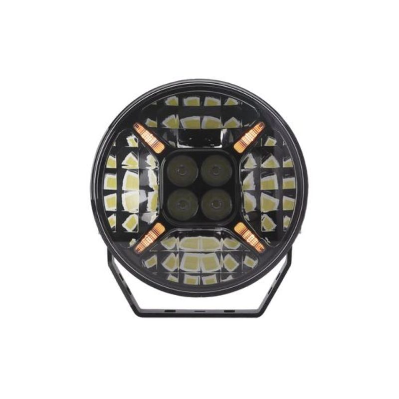 Hulk 4x4 9” Round LED Driving Lamp Black - Image 2