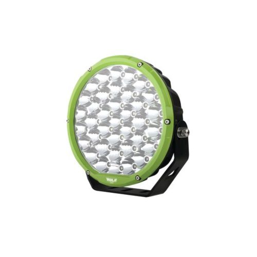 Hulk 4x4 9” Round LED Driving Lamp - Green Bezel