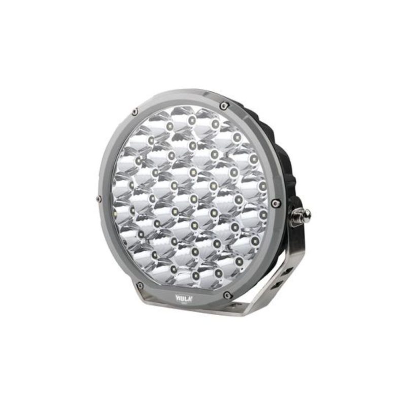 Hulk 4x4 9” Round LED Driving Lamp - Silver Bezel