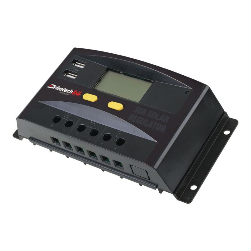 Drivetech 4x4 30A Solar Regulator And Monitor - DTSR30