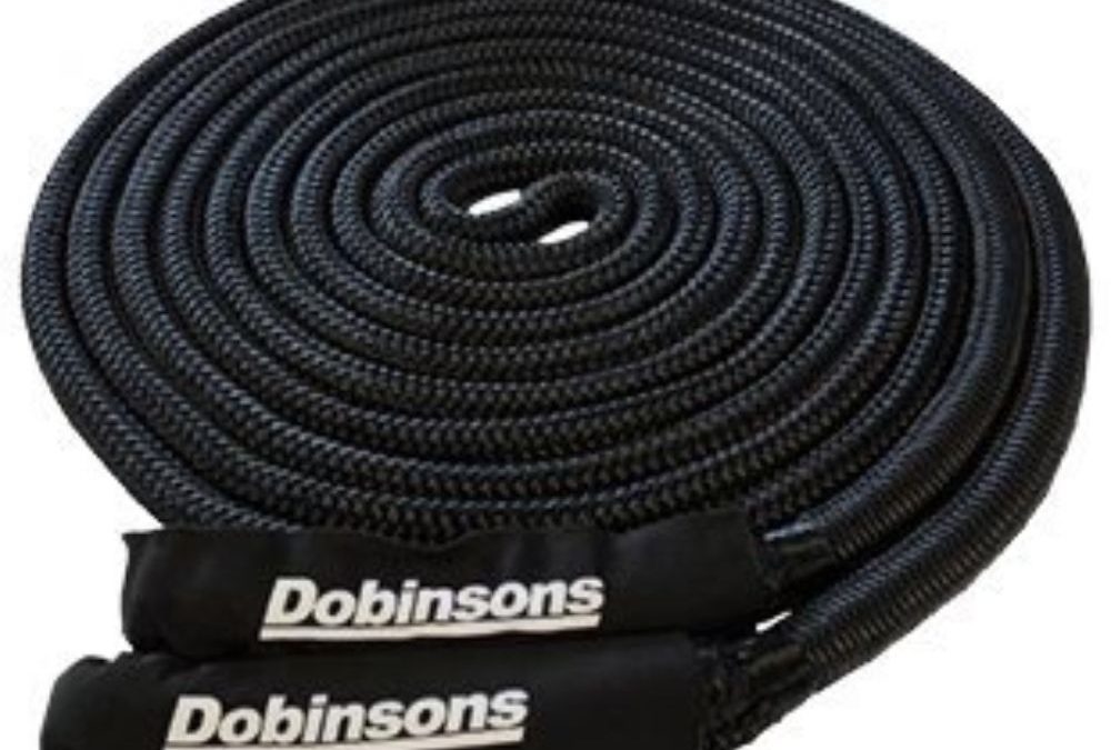 Dobinsons 4×4 Kinetic Snatch Tow Recovery Rope 19000LBS 8600KG 30FT SS80-3844