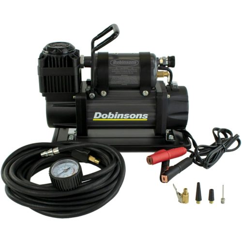 Dobinsons 4×4 Zenith Portable 12V High Output Air Compressor Kit With Bag, Hose And Gauge AC80-3846