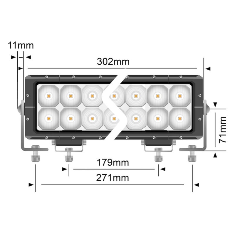 STEDI 12 Inch ST4K 20 Led Double Row Bar - Image 3