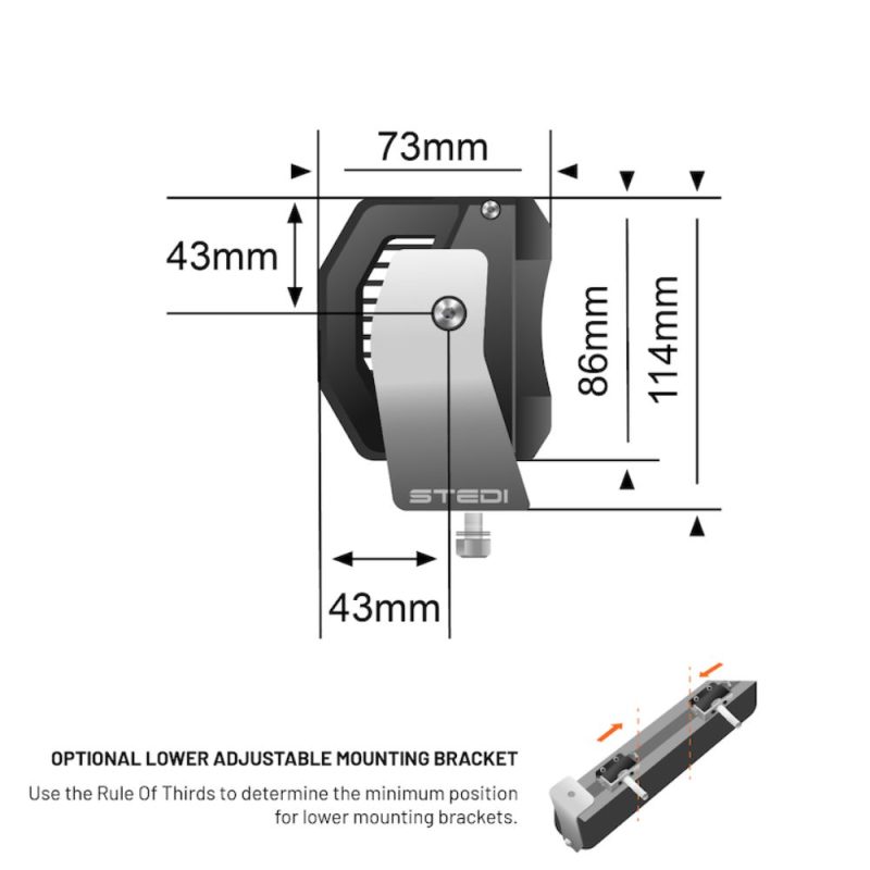STEDI 12 Inch ST4K 20 Led Double Row Bar - Image 4
