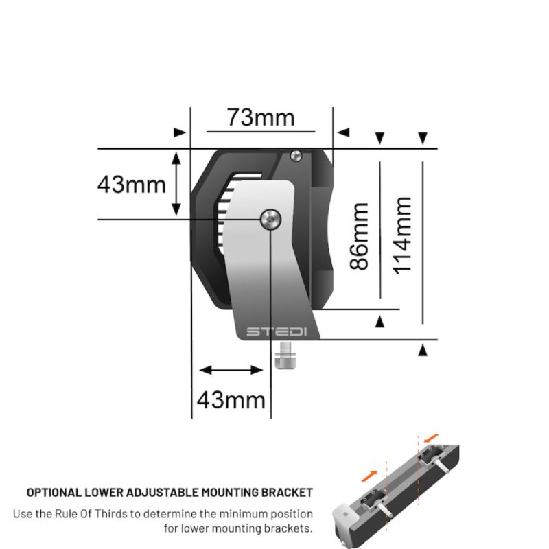 STEDI 42 Inch ST4K 80 Led Double Row Light Bar - Image 4