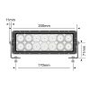 STEDI 8 Inch ST4K 12 LED Double Row Bar - Image 3