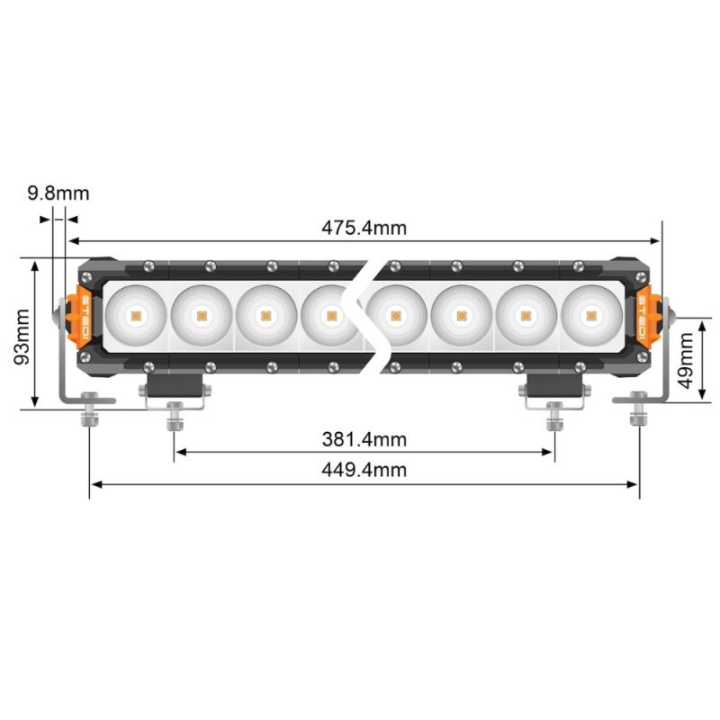 STEDI ST3301 PRO 18.6 INCH 12 LED Light Bar - LED3301-PRO-12L - Image 5