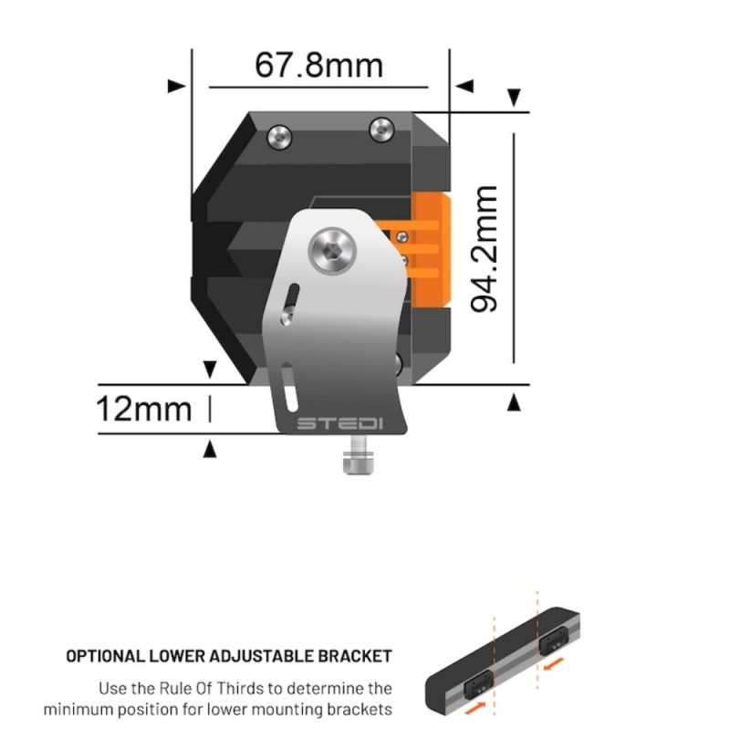 STEDI ST3303 PRO 28.2 INCH Double Row Ultra High Output 40 LED Light Bar - LED3303-PRO-40L - Image 5