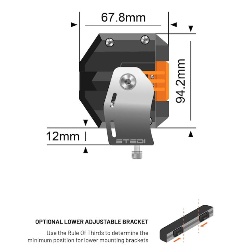 STEDI ST3303 Pro 39 Inch 60 LED Double Row Light Bar - LED3303-PRO-60L - Image 5