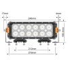 STEDI ST3303 Series 11 Inch 12 LED Double Row Light Bar - LED3303-PRO-12L - Image 3
