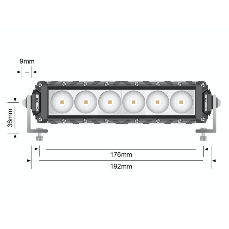 STEDI ST3K 7.5 Inch 6 Led Slim LED Light Bar - Image 3