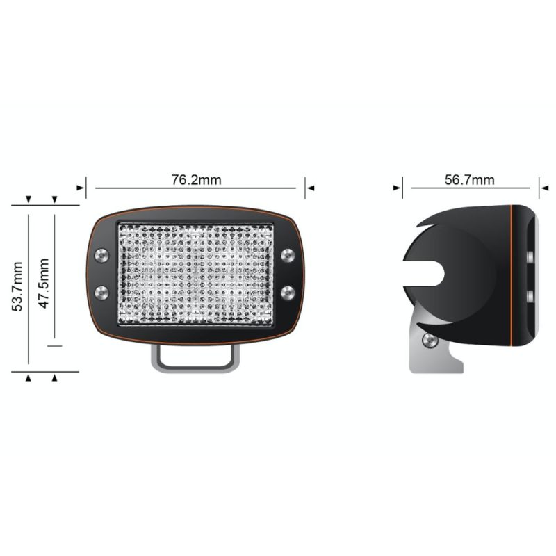 STEDI 10W Mini V2 LED Flood Light - LEDMINI-OSRM-10W - Image 4