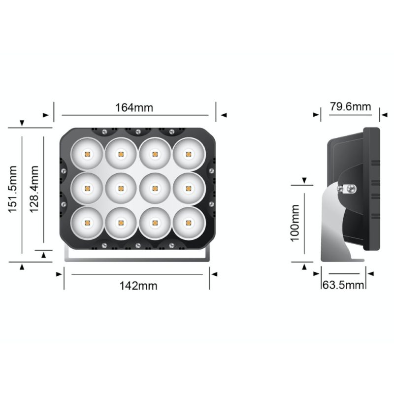 STEDI Flood Light | 120W - LEDWORK-12L-FLOOD - Image 3