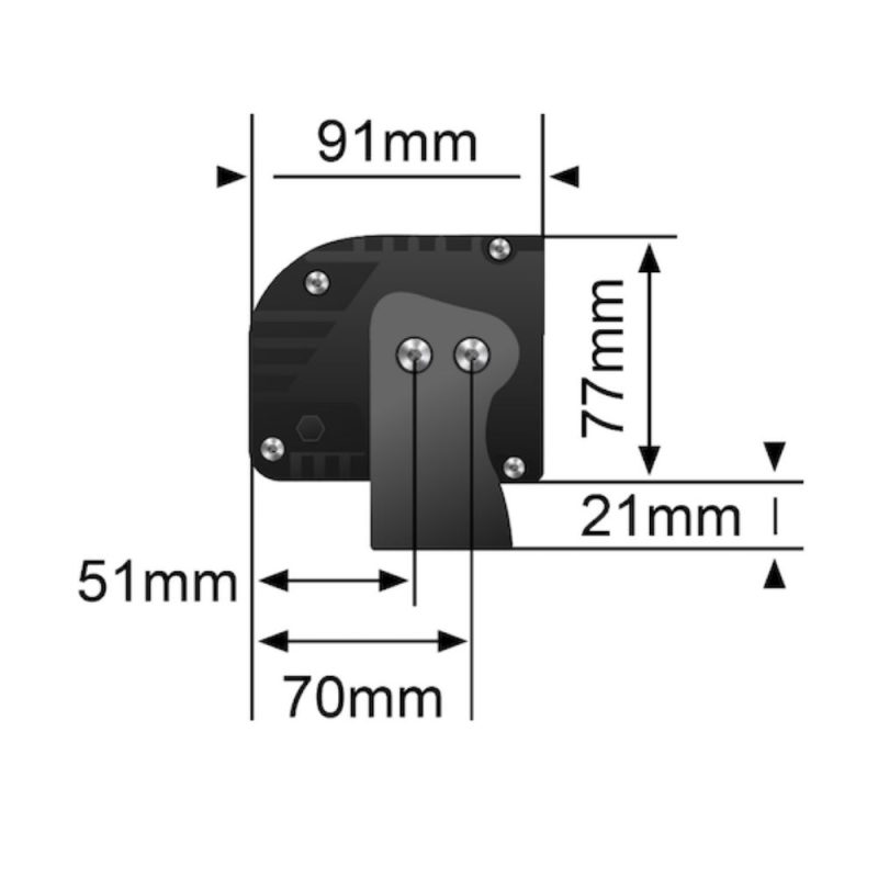 STEDI ST-X 12 Inch LED Light Bar - LEDST-X-12-4L - Image 6