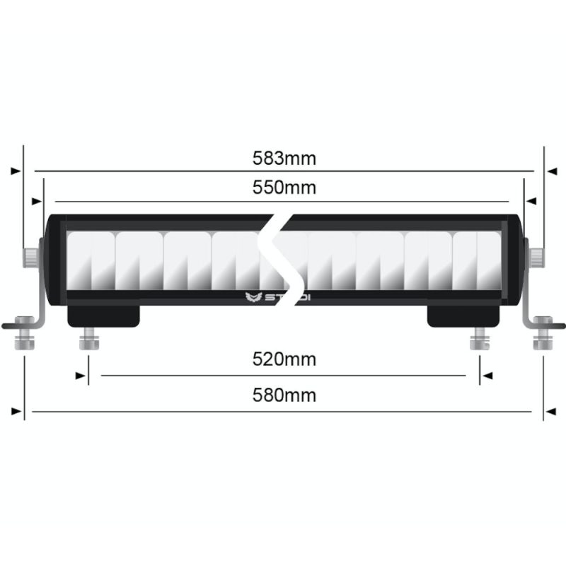 STEDI ST1K 21.5 Inch E-Mark Light Bar Single Row - LEDST1K-20-20L - Image 4