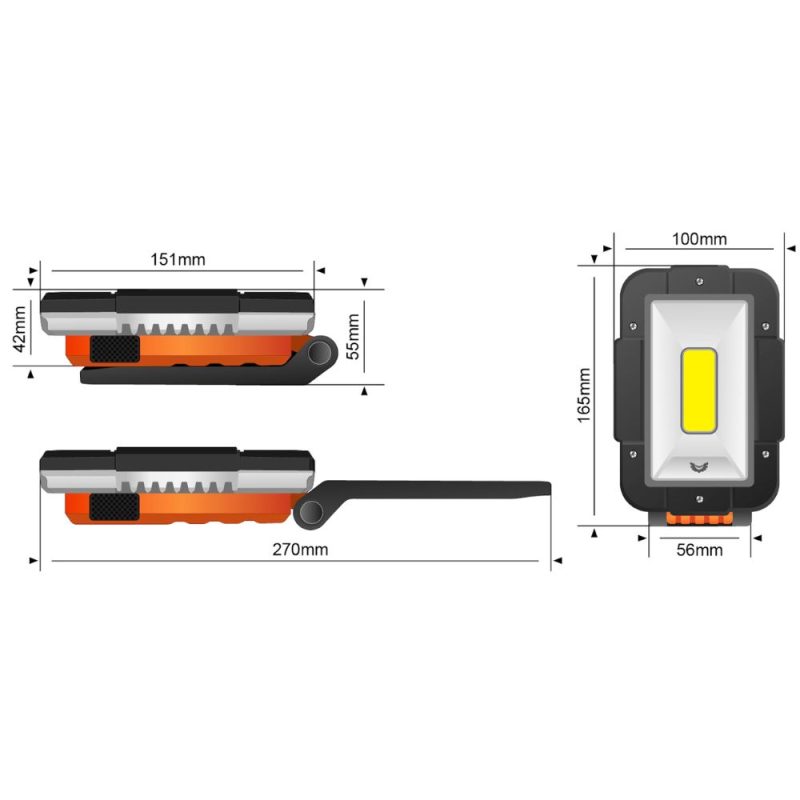 STEDI T1500 LED Task And Camp Light - LEDTASK-T1500 - Image 5