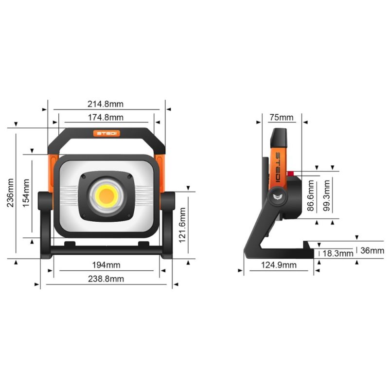 STEDI T3000 LED Area Light - LEDTASK-T3000 - Image 5