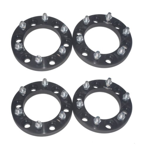 4 Pcs 25mm 6 Stud 6 x 139.7 M12 x 1.5 Wheel Spacers Fit For Toyota Hilux Pajero Triton Ranger