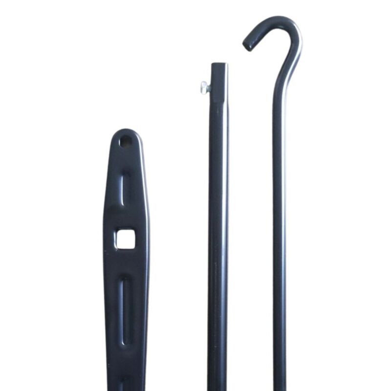 3 Pcs Jack And Spare Wheel Winch Winder Handle Set For Toyota Landcruiser FJ75 HJ75 And Most Hilux Models - Image 3