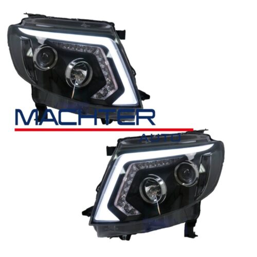 DRL LED Projector Sequential Indicator Head Light Fit Ford Ranger PX MK1 2011-2015