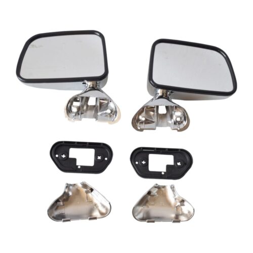 Manual Door Mirror LH And RH For Toyota Hilux 1988-2005 Chrome