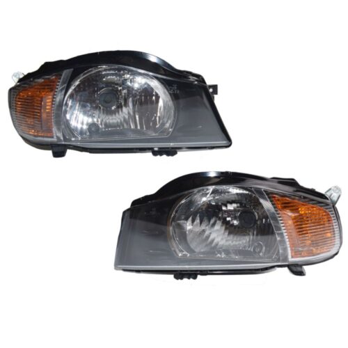 Pair Head Light Lamp For Mitsubishi Triton Ute ML 2006-2009 GLS GLX-R VR