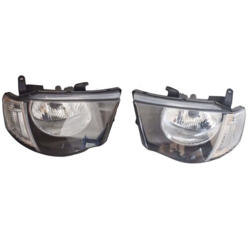 Pair Head Light Lamps For Mitsubishi Triton Ute MN 2009~2015 GL GLX